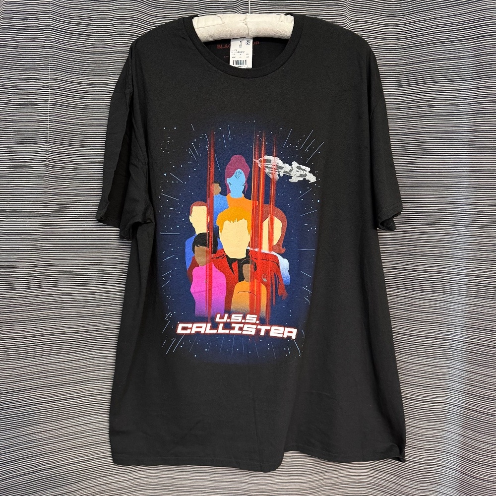 New With Tags Netflix Black Mirror Cotton Short Sleeve Tee XL